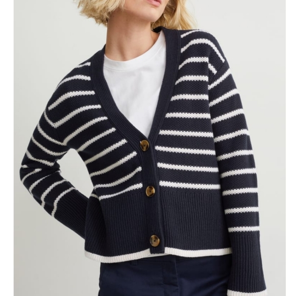 C&A Basic Stripes Cardigan - Picture 12 of 12